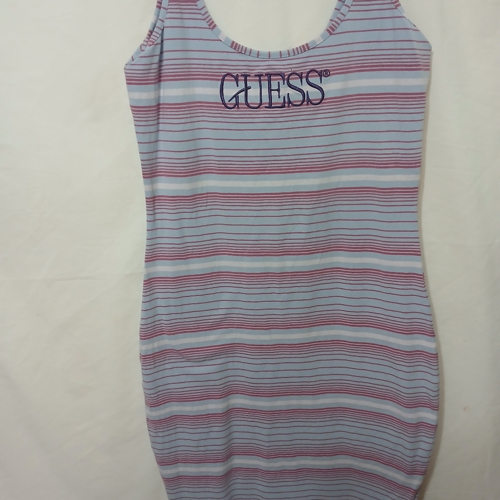 VTG? STYLE GUESS STRIPED DRESS SZ SM